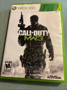 Call of Duty MW3 Xbox 360 Game - Green Case